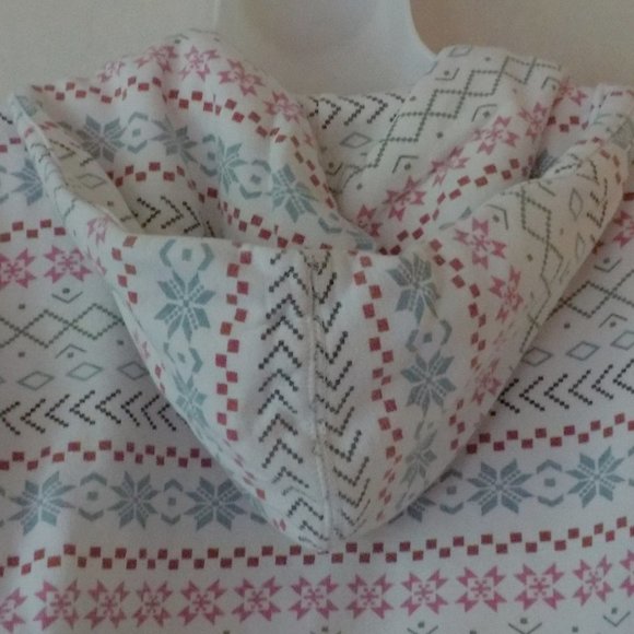 HAD IT TOO LONG GOTTA GO The North Face hoodie white print sz L 11 13 - Picture 3 of 3